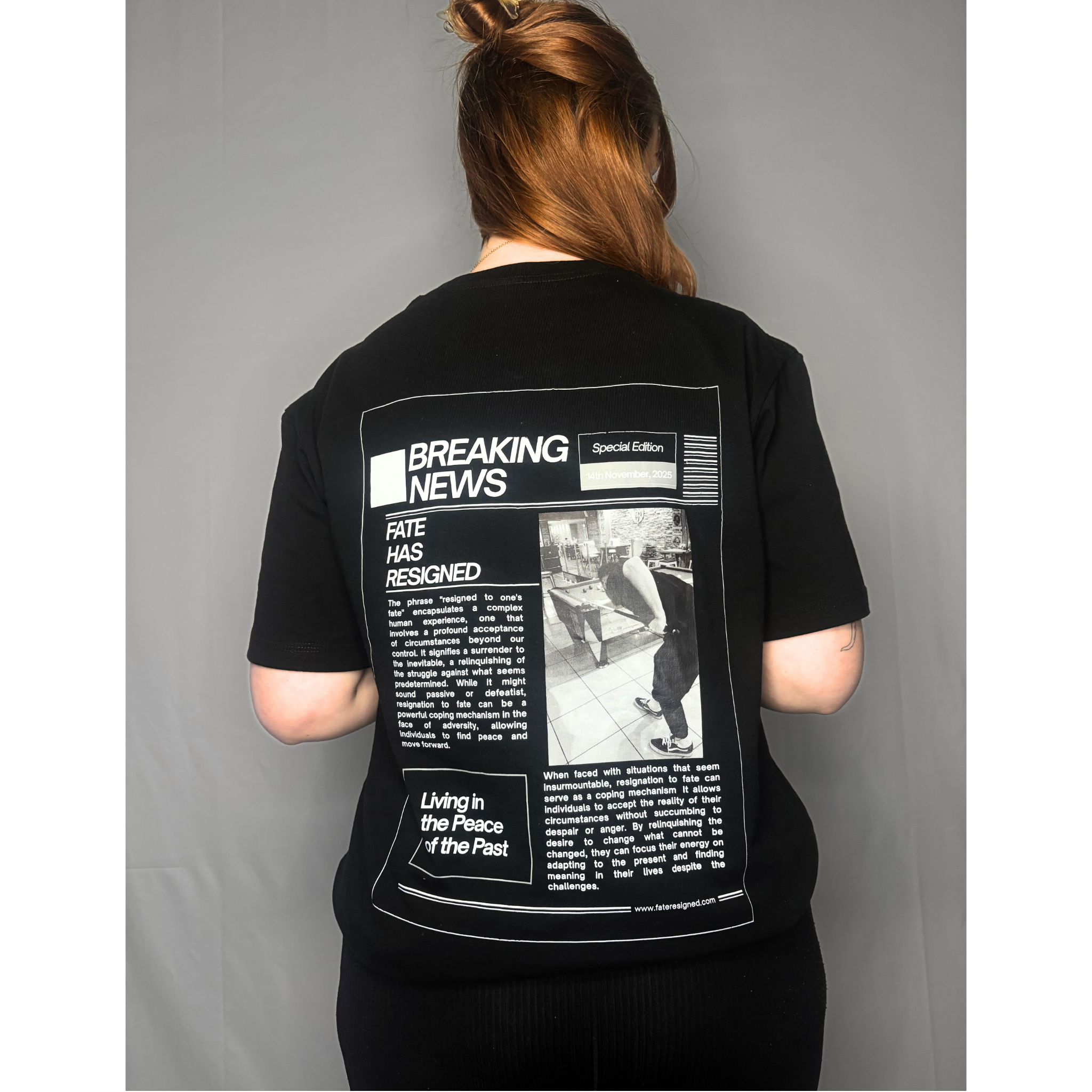 “BREAKING NEWS” Tshirt | Black