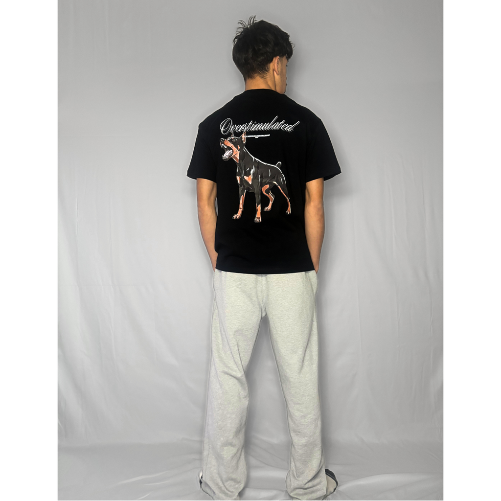 ‘Overstimulated’ T-shirt | Black
