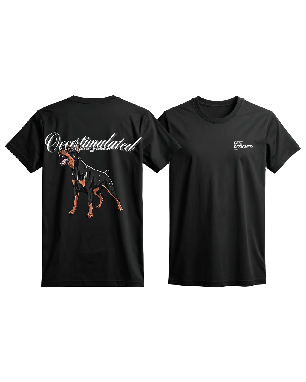 ‘Overstimulated’ T-shirt | Black