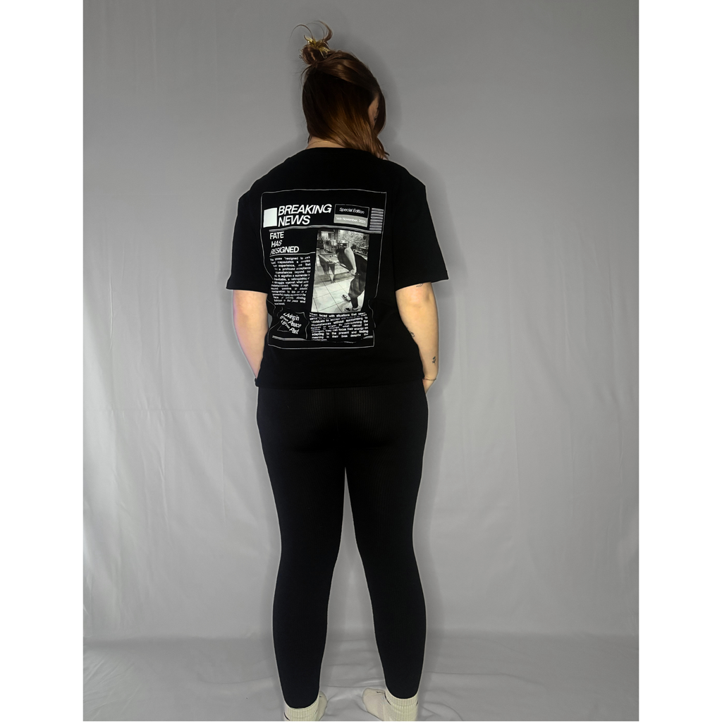 “BREAKING NEWS” Tshirt | Black