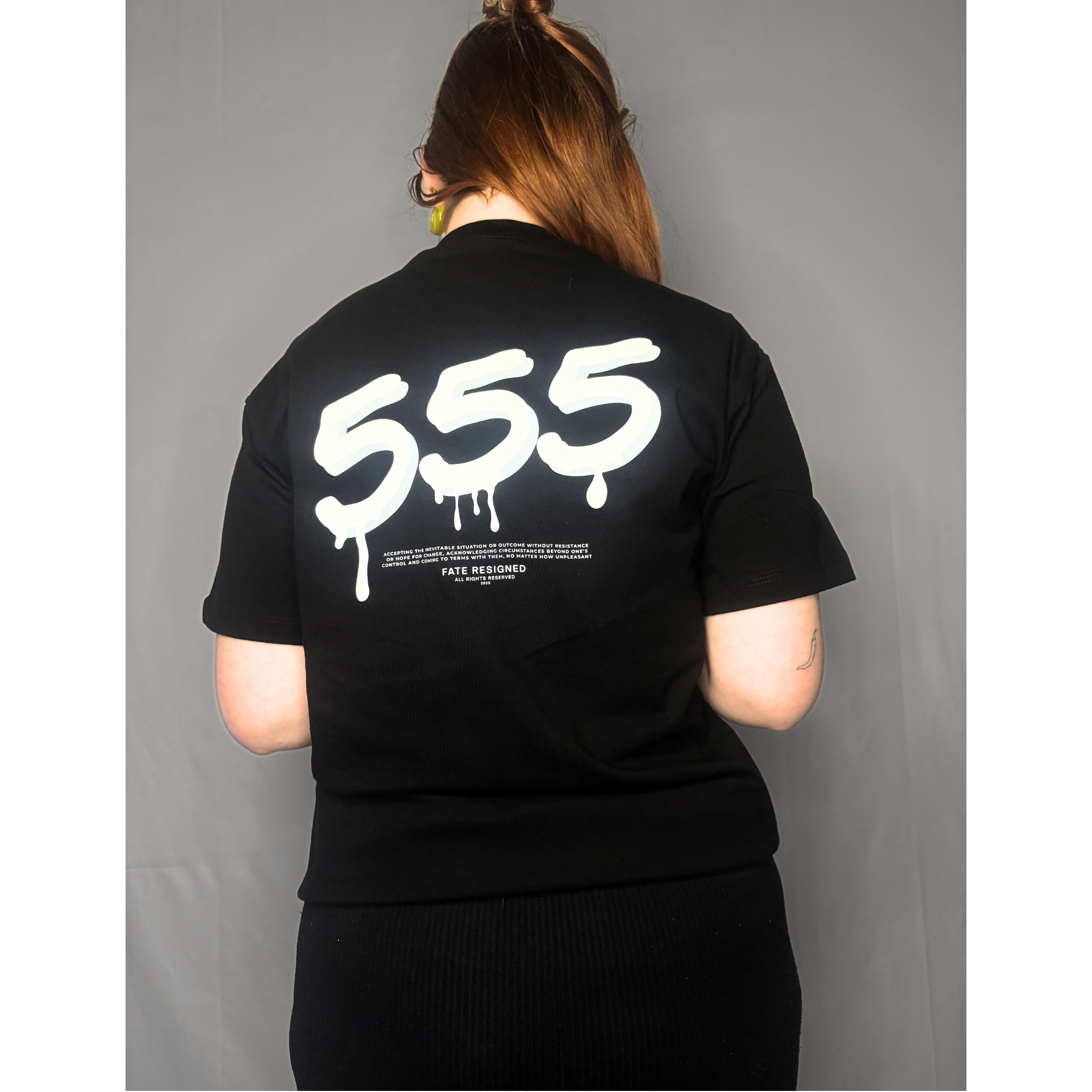 ‘555’ T-shirt | Black