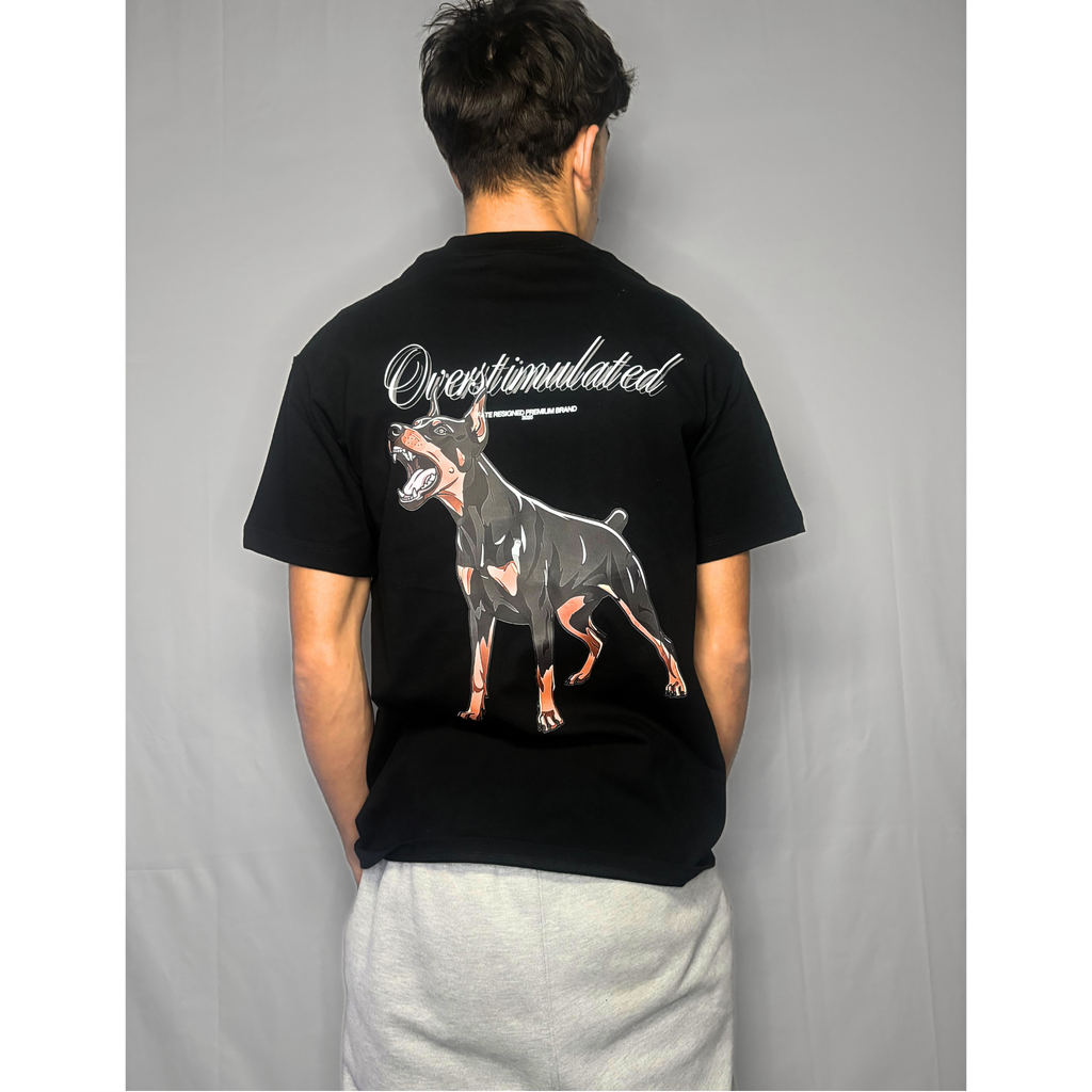 ‘Overstimulated’ T-shirt | Black