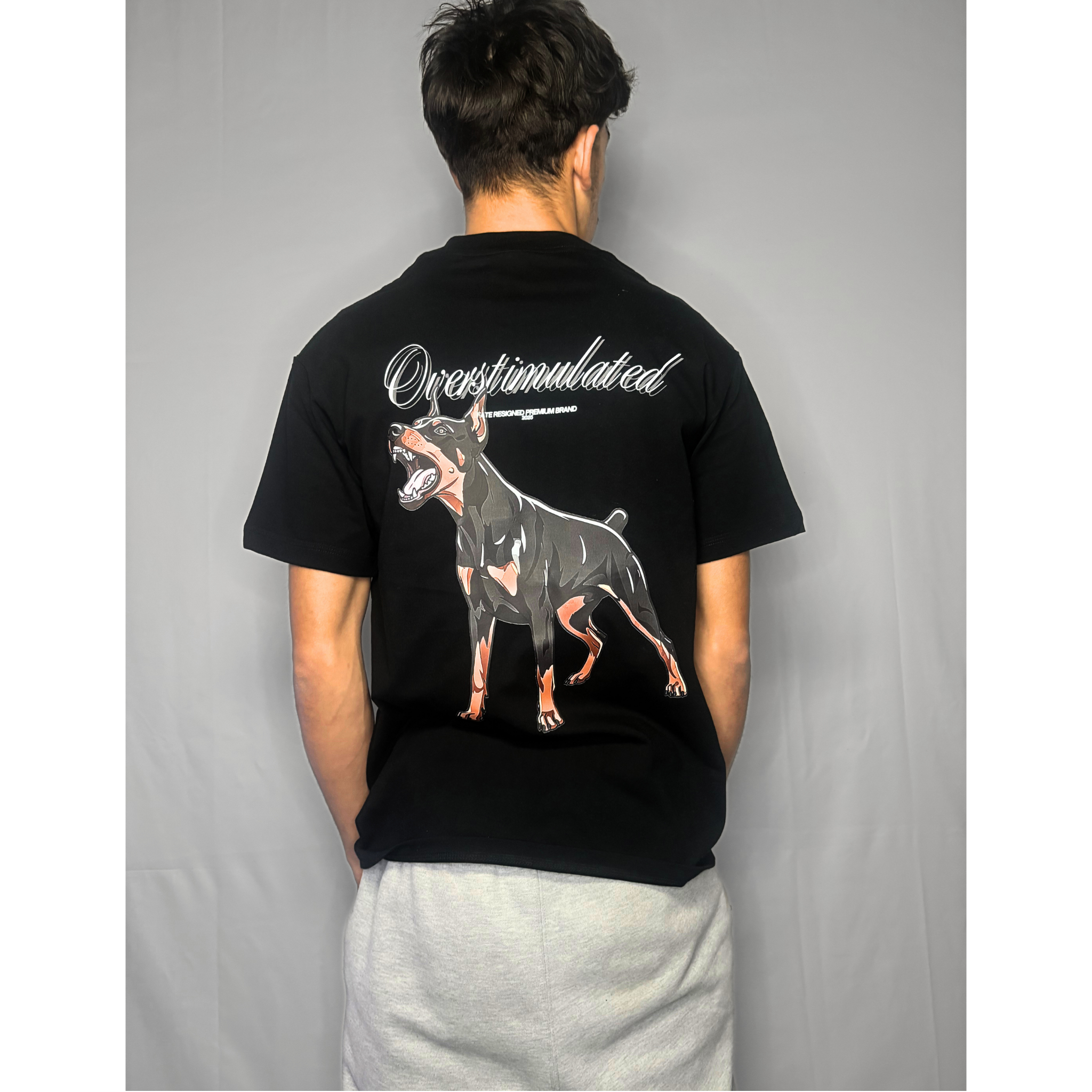 ‘Overstimulated’ T-shirt | Black